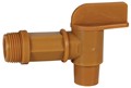 Dixon PEDF75 3/4" POLYETHYLENE DRUM FAUCET-GOLD